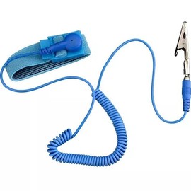 Edward Tools Antistatic Wrist Strap - Adjustable Antistatic Wrist Band with ESD Grounding - Alligator Clip and Extending Long Cable - Protect Electronics - Strap Adjusts Small to XL