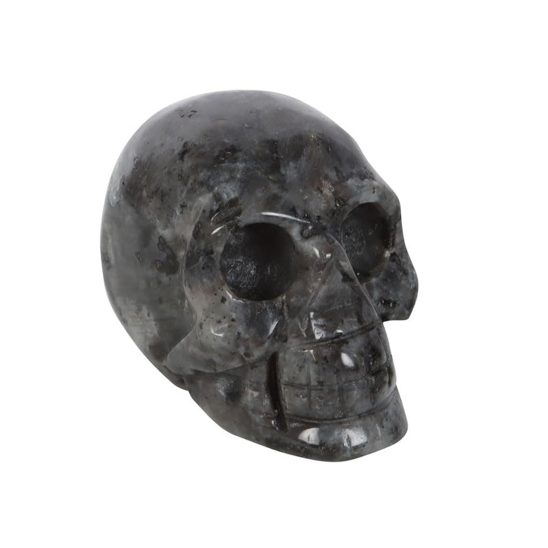 Something Different Wholesale Black Labradorite Smokey Quartz Crystal Skull: Grounding,