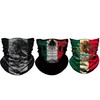 unbrand 3PCS Mexico Flag Magic Head Neck Gaiter Face Scarf