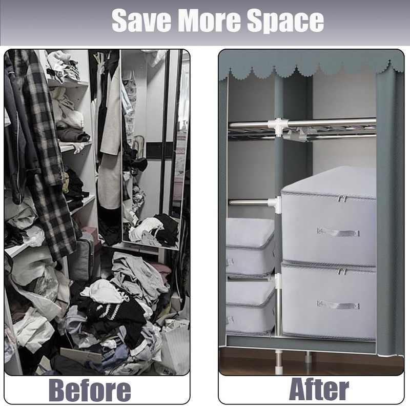 Aohcae Ultra Space Saving Self Compression Organizer, Compression Storage Bags,