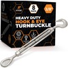 Xpose Safety 3/8" Hook and Eye Turnbuckle - Heavy Duty