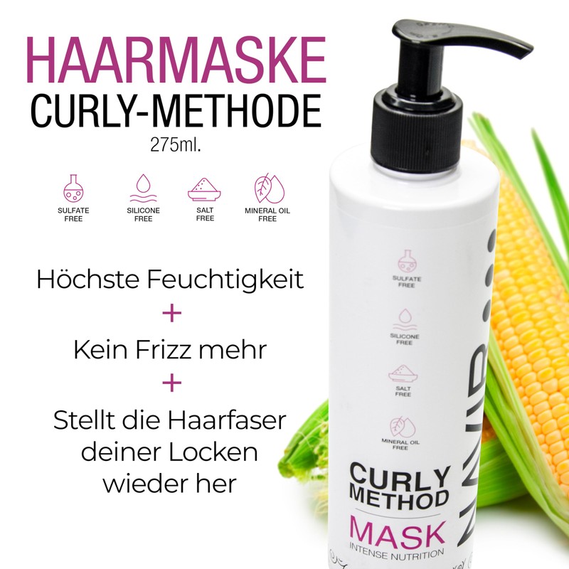 NAVIR Professional | Haarmaske ohne Sulfate, Parabene, Silikone oder Salze.