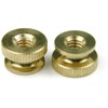 Knurled Thumb Nuts Brass Circular Knurl Nuts #12-24 Qty 25