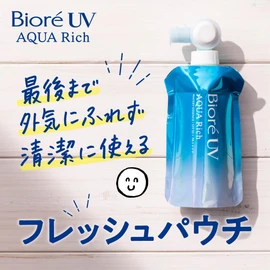 Bioré UV Aqua Rich Watery Essence Fresh Pouch, 4.2 oz (120 g), Refill Sunscreen SPF50
