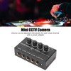 4 Channel Line Mixer Stereo Compact Low Noise Adjustable Volume