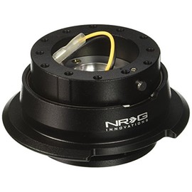 NRG Innovations SRK-280BK Quick Release Kit (Black/Black Ring)