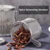 AUNMAS Seasoning Strainer, Stainless Steel Tea Mesh Tea Infuser Strainer