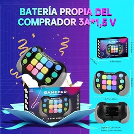Juguete Anti-Estrés para Niños y Adolescentes Juego de Velocidad con Botones y Luces, Juguetes para Niños, Regalo Ideal Stem para Navidad