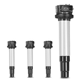 A-Premium Ignition Coils Pack Compatible with Nissan Sentra 2000-2001 1.8L QG18DE 224484M500 4-PC Set