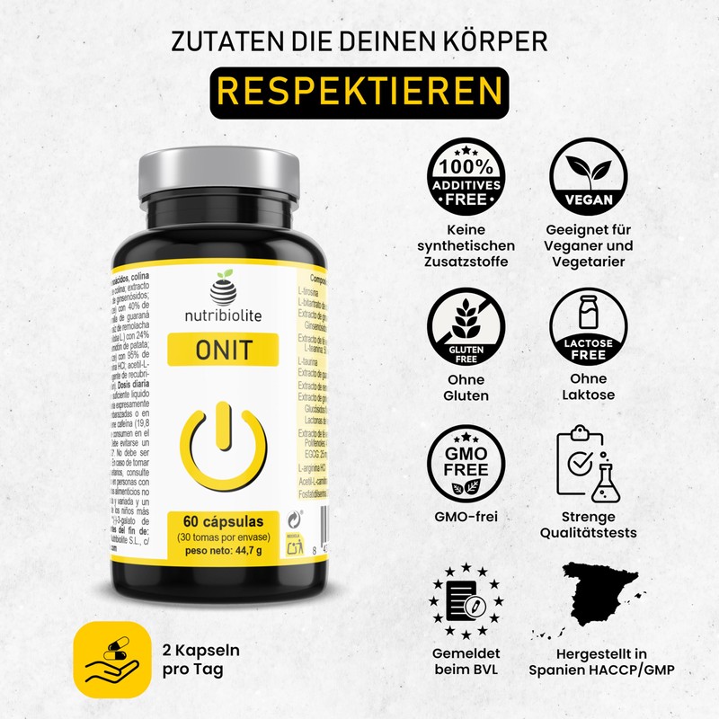 ONIT Premium Nootropic for Concentration and Memory, Increase Your Cognitive