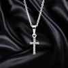 Dicksons God's Girl Shimmering Stone Charm Petite Cross Pendant Girl's
