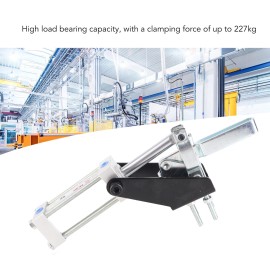Unbranded Air Clamp 0.5-9.0 Kgf/cm² Quick Closing 92° Open Angle Pneumatic Clamp For