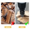 IUIBMI Wood Splitting Drill Bit Duty Removable Firewood Log Splitter