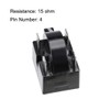 sourcingmap Refrigerator Start Relay 15 Ohm 4 Pin + Compressor