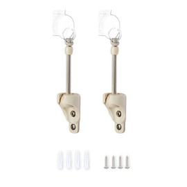 CACELY Shade Parts Bungee and Bungee Receiver Kit for Coolaroo Exterior Roller Shade,Sun Shade,Outdoor Blinds(Beige)