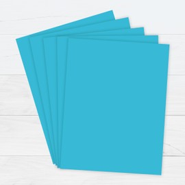 PrintWorks Professional Blue Bright Colored Cardstock, 1250 Sheets, Made in the USA, FSC Certified
