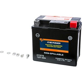 Fire Power Sealed Factory Activated Battery CTZ7S Compatible With Kawasaki KFX 90 2007-2014