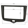 tomzz Audio 2455-045 Double DIN Radio Faceplate Compatible with Toyota