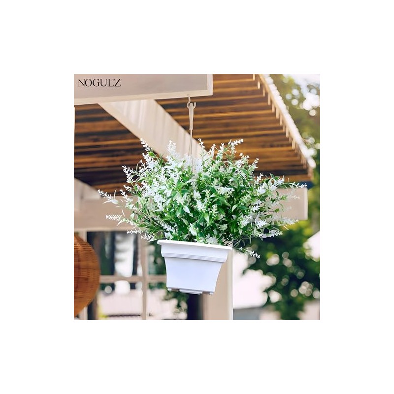 Noguez. Lavanda Artificial para Decoración, Ramo con 3 Tallos de