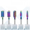09FARM 5PCS Tungsten Drill Bit Nail Rainbow 1 Set 63123EA 1(ea), 1 Piece / 09FARM 5PCS 텅스텐 드릴비트 네일 레인보우 1세트 63123EA 1(ea), 1개