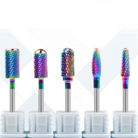 09FARM 5PCS Tungsten Drill Bit Nail Rainbow 1 Set 63123EA 1(ea), 1 Piece / 09FARM 5PCS 텅스텐 드릴비트 네일 레인보우 1세트 63123EA 1(ea), 1개