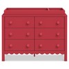 daVinci Universal Wide Removable Changing Tray in Strawberry Red