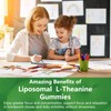 Oakevlp Liposomal L-Theanine 1200mg Gummies,Complex Magnesium GABA,5-HTP,Ashwagandha etc for Calm,