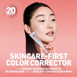 Erborian Erborian Color Correcting CC Cream with Centella Asiatica, Fair (Clair) - Light Multi-Purpose Facial Concealer with Illuminating Finish Soothes & Hydrates - SPF Korean Skincare Skin Perfector - 0.5 Oz