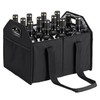 LUILANC Collapsible 12 Bottle Wine Carrier - Reusable Portable Storage