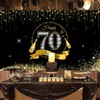 DOKLY Happy 70th Birthday Backdrop Banner 70th Birthday Party Decorative