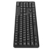 Computer Keyboards Ergonomic Design Durable USB Wired Arabic English Mechanical