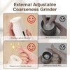 Vucchini Electric Salt and Pepper Grinder Set 6-Level External Adjustable