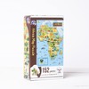 Terra Puzzles Africa Map Wooden Jigsaw Puzzle 152 Piece, 10x15