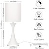 Seaside village Modern Table Lamps, 3 Way Touch Control Table
