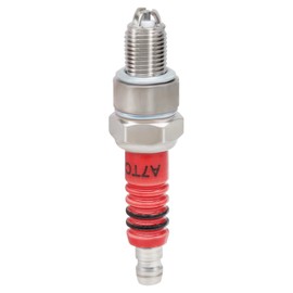 Amavoler Red A7TC Spark Plug Fit for GY6 50 cc 70cc 90 cc 110cc 125 cc 150cc ATVs Dirt Bikes Go Karts Scooters Quad 4 Wheeler Pit Bike Dune Buggy Sandrail Moped Roketa Taotao Etc (1 pcs)