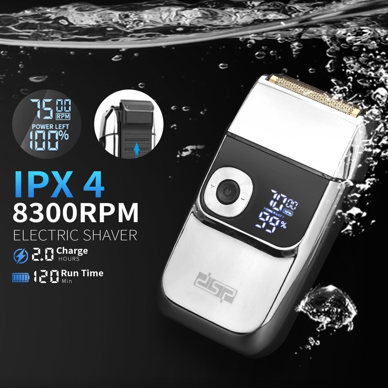 DSP 4-in-1 Pro Barber Kit: Cordless Hair Clipper, Trimmer, Shaver