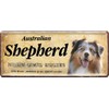 Australian Shepherd Dog Letter Dog 28 x 12 cm Decorative