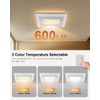 GROWNEER Bathroom Exhaust Fan with Light, 110 CFM 1.0 Sone
