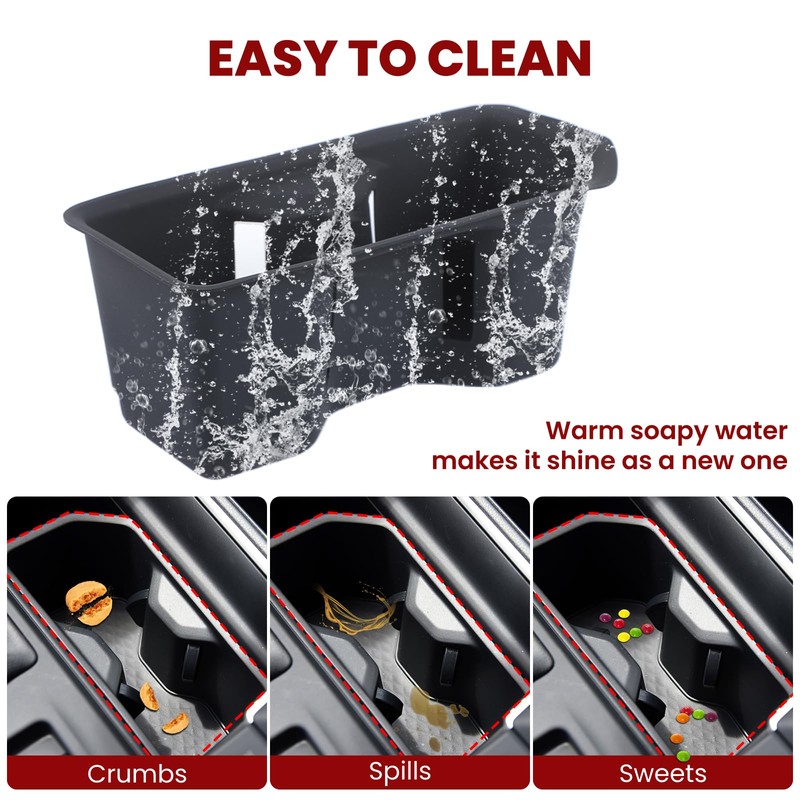 Car Cup Holder Organizer Box Compatible with Toyota Grand Highlander