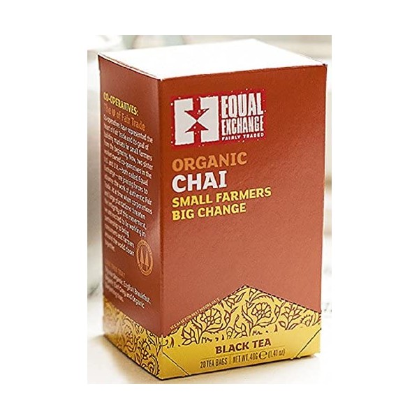 Equal Exchange Organic Black Tea Chai - 20 Tea Bags