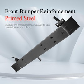 CarPartsDepot Front Bumper Reinforcement Primed Steel Compatible With 2014-2018 Dodge Ram ProMaster VAN 1500 2500 3500 Fit CH1006235, 68424253AA/1340421080