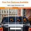 Glogesture Hand Light for Car-Howdot 4 in 1 Finger Light