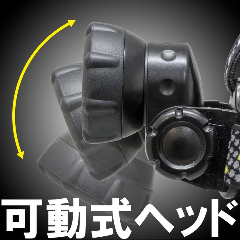 GENTOS(ジェントス) LED ヘッドライト 小型 単3電池式 80ルーメン GTR-831D アウトドア 防災 赤色サブLED