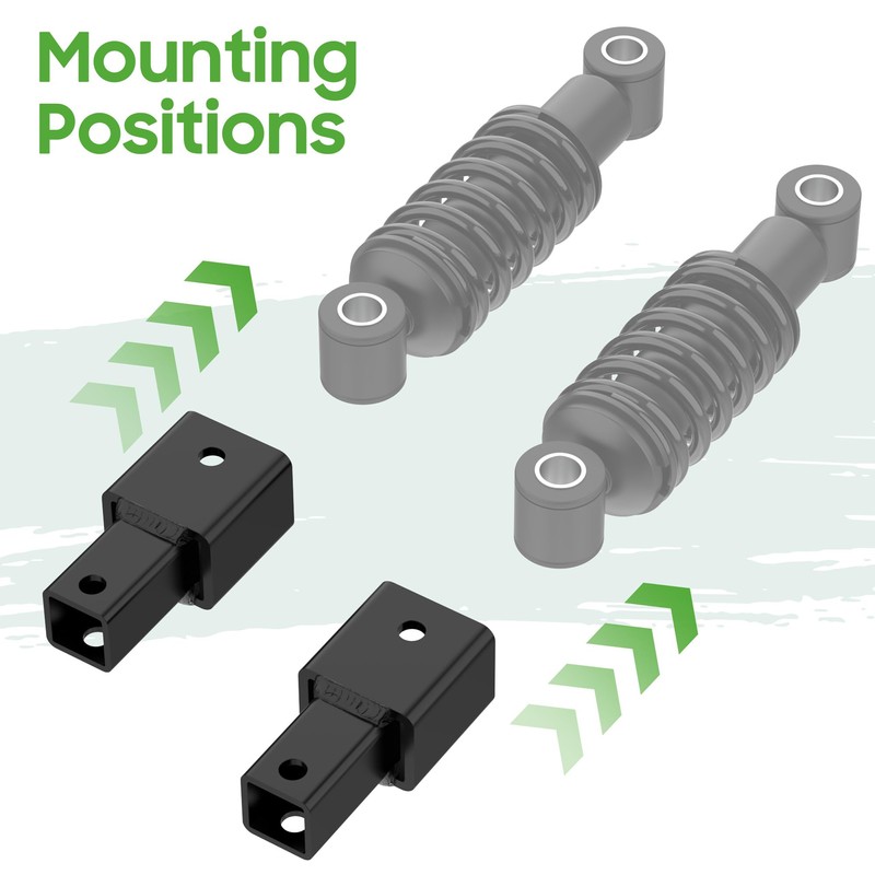 10L0L Golf Cart Shock Extenders - Heavy Duty Rear Shock
