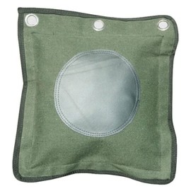 A ALFEEL Wing Chun Kung Fu Wall Bag Canvas Leather Kick Boxing Striking Punch Bag Martial Arts Boxing Training Equipment