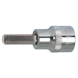 KS Tools 918.1702 1/2" CHROMEplus Bit socket hexagon, short, 7/32''
