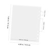 ORFOFE 50Pcs Clear Page Protectors for Binders Top Load Document