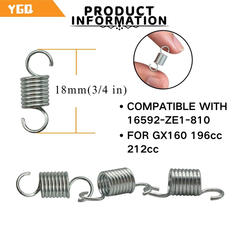YGQ GX160 Throttl Spring Return Linkage Kit Carburetor Link Rod