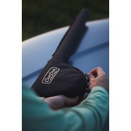 Clear Creek Portable Fly Fishing Rod & Reel Case 9’ (Four Piece) - Complete Storage Protection - Easy to Carry - Durable, Abrasion Resistant Water-Resistant and Works with Fresh + Saltwater Rods