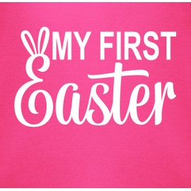 Shirtracer - Baby Bodysuit Long Sleeve Girl Boy - Easter Gifts Easter - My First Easter I My 1st Easter, 2 Fuchsia, 6-12 months